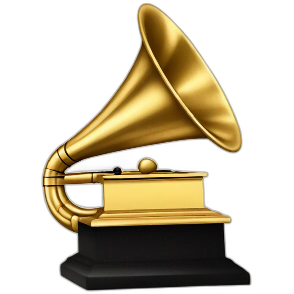Grammy award emoji