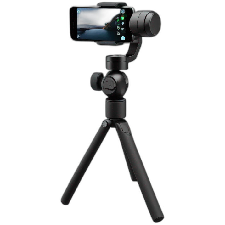 Gimbal dji osmo se + iphone emoji