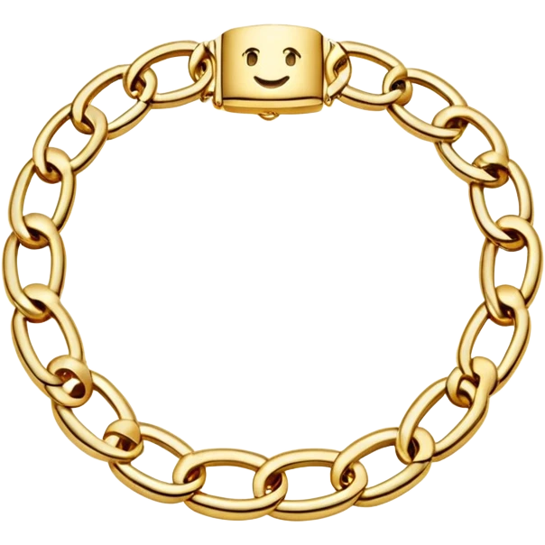 Golden bracelet emoji