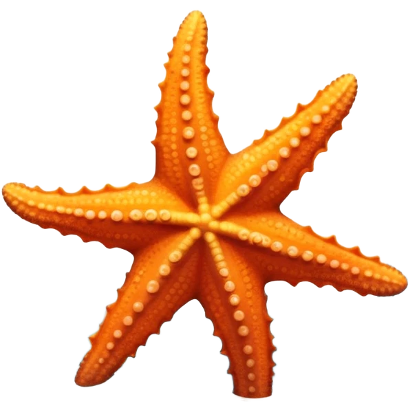 A starfish crawls across the ocean floor, its arms reaching out in graceful, slow motion emoji