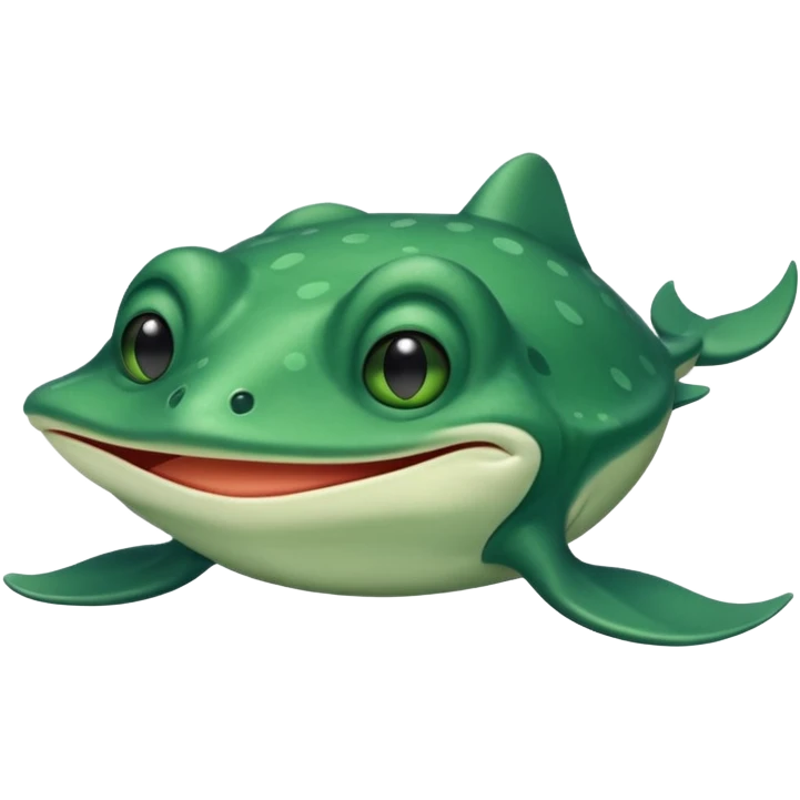 pepe the frog but as a stingray emoji