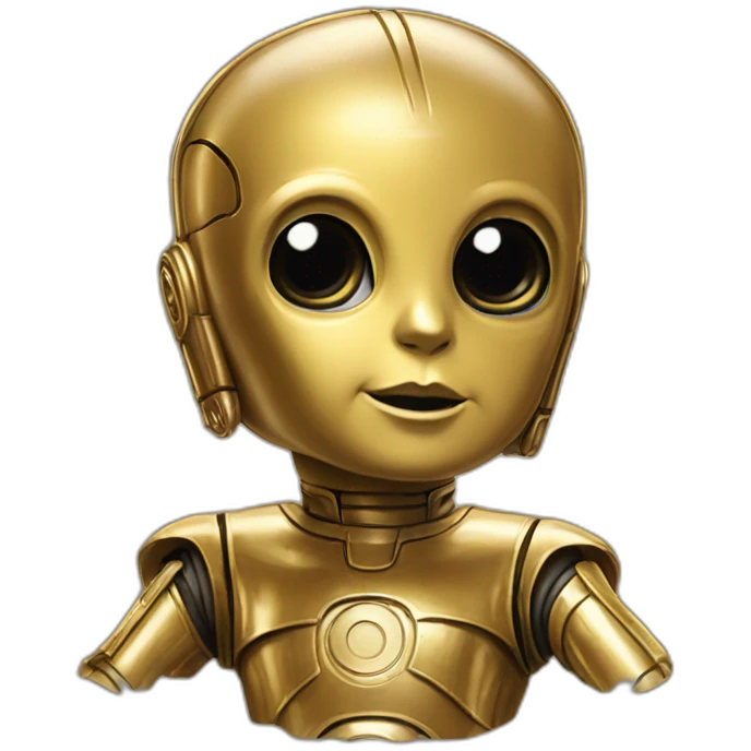 C3PO as baby emoji