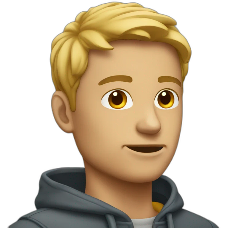 homme capuche emoji