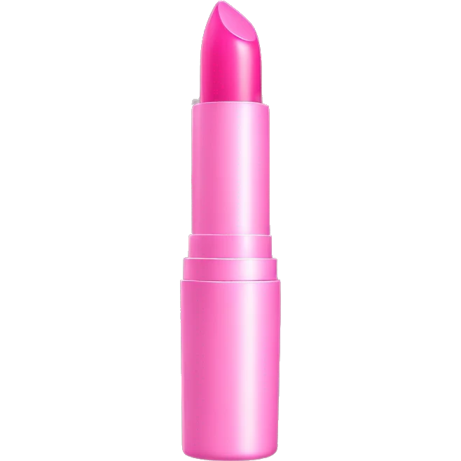 Pink lipgloss emoji
