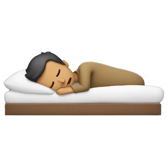 Man sleeping emoji