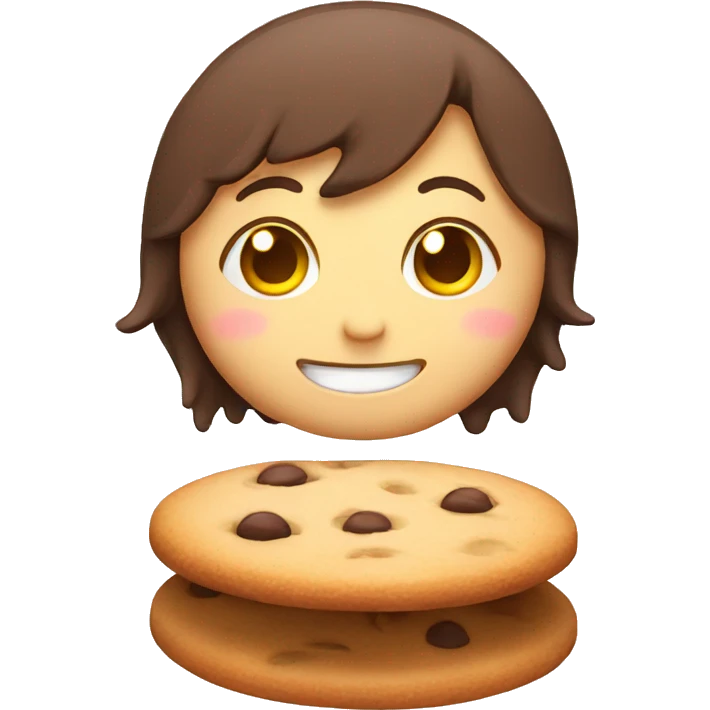 cute cookie emoji
