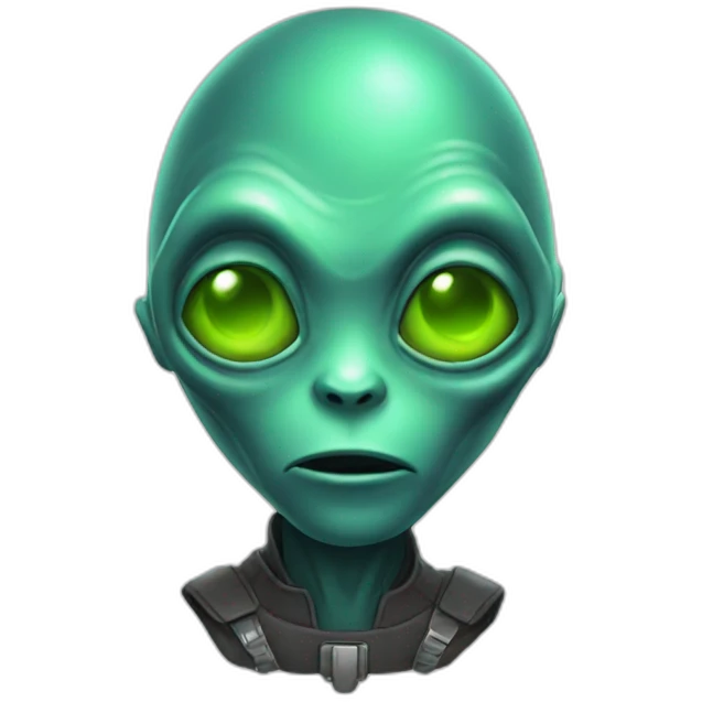 cool alien emoji