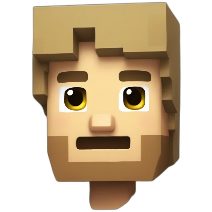 Minecraft Steve emoji