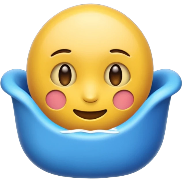 синее кресло emoji