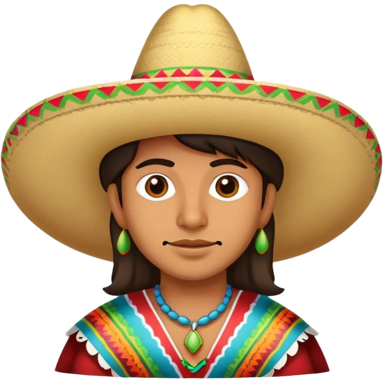 Mexican with a hat emoji