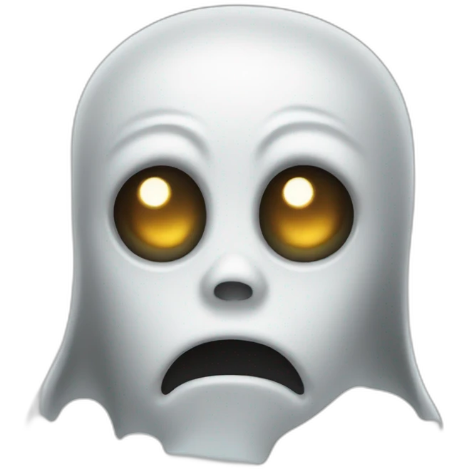 Realistic ghost emoji
