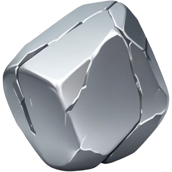 rare earth mineral nugget platinum emoji