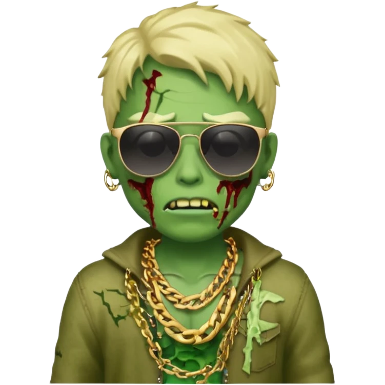 memoji zombie swag emoji