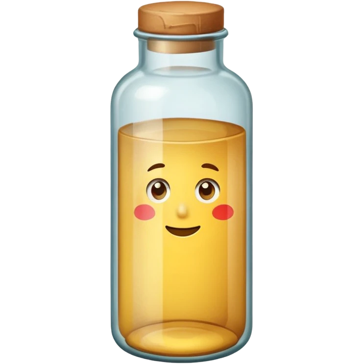 glass bottle with a paper message inside emoji