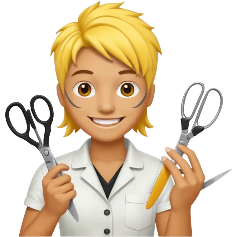 yellow mutant hairdresser emoji