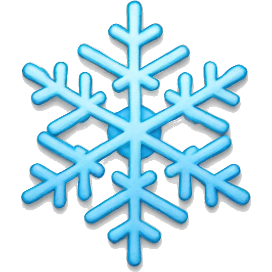 Snowflake emoji