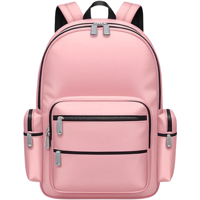 Light pink backpack emoji