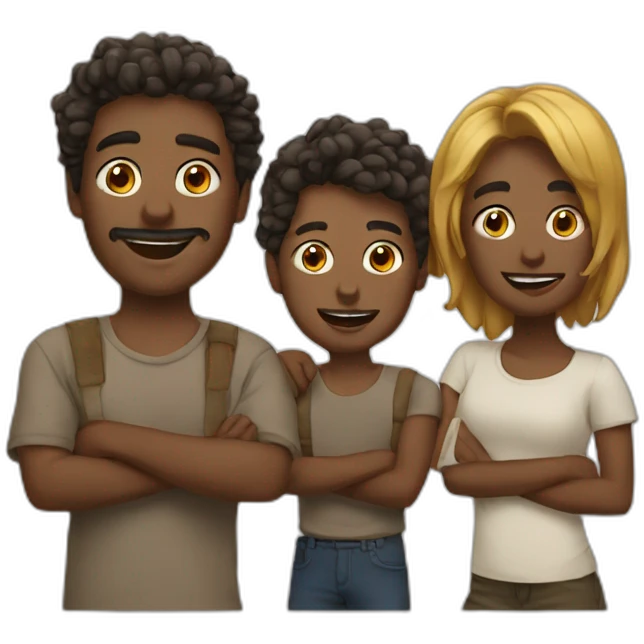 Groupe de potes emoji