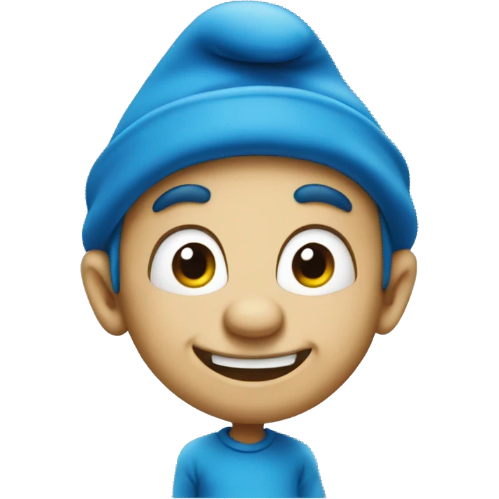 Smurf emoji