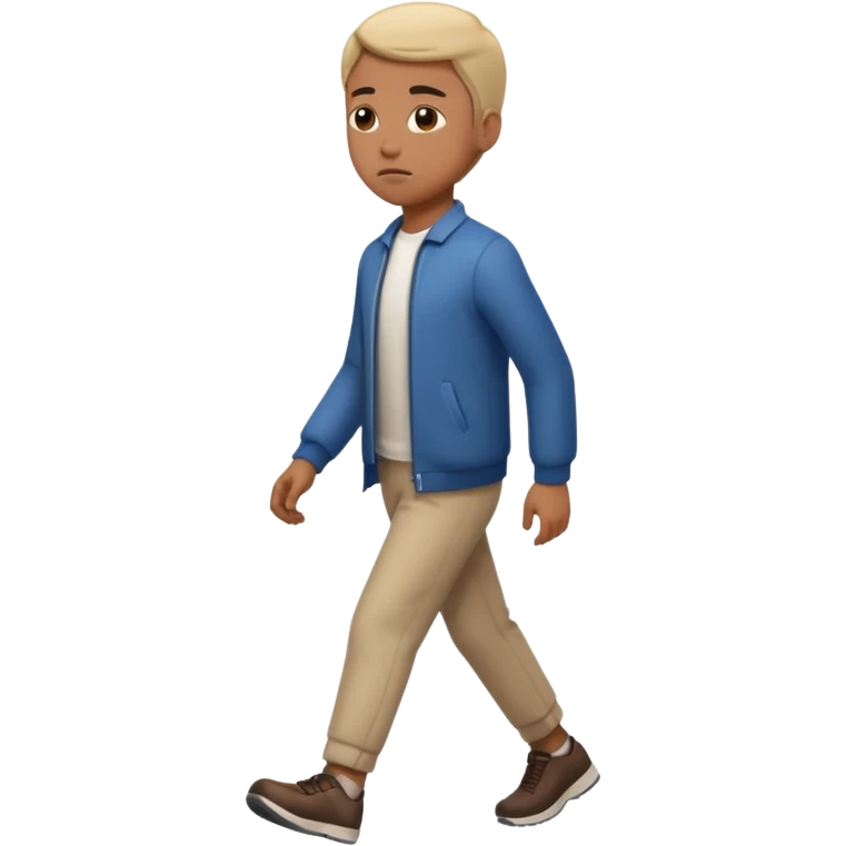 emoji of a purposeful person walking forward with focus emoji