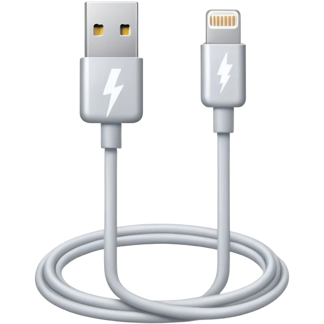 lightning cable emoji