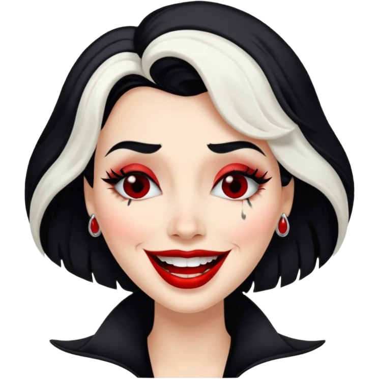 cruella de vil crying of laughter emoji