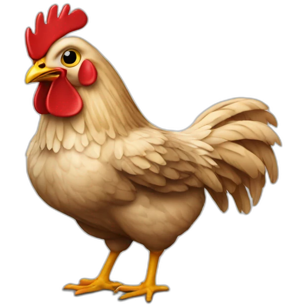 chicken wearing river plate shirt emoji