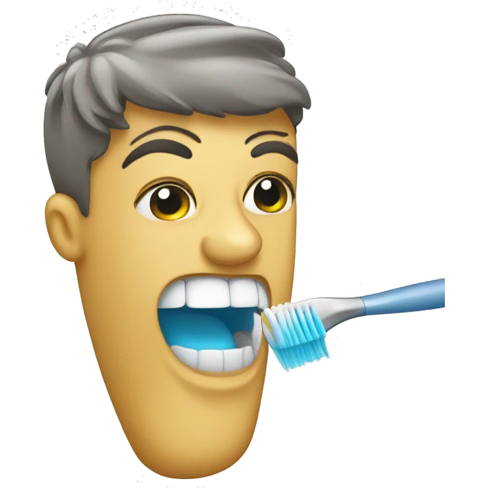 brush your teeth emoji