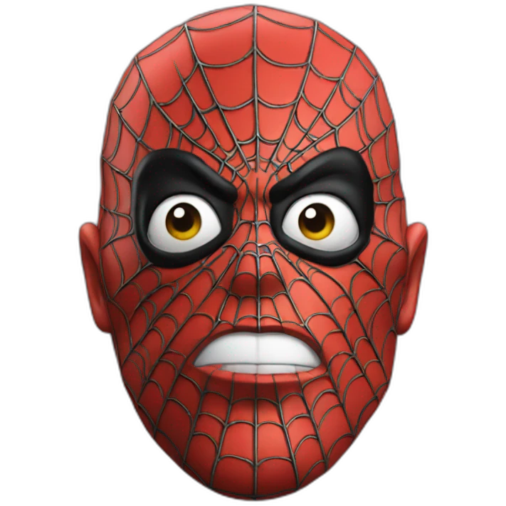 spiderman bust emoji