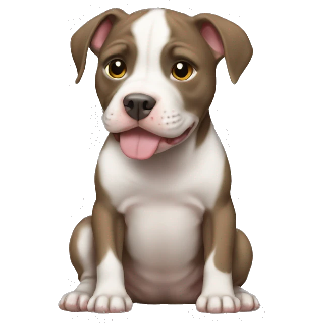 Pitbull puppy emoji