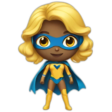 superhero girl emoji
