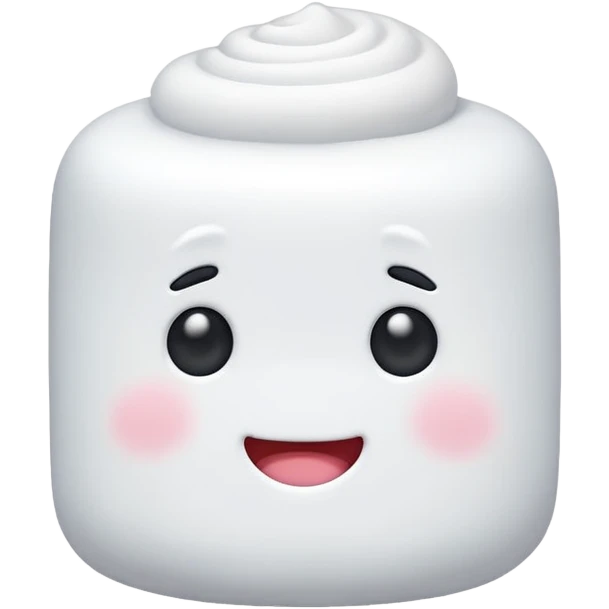 white marshmallow emoji