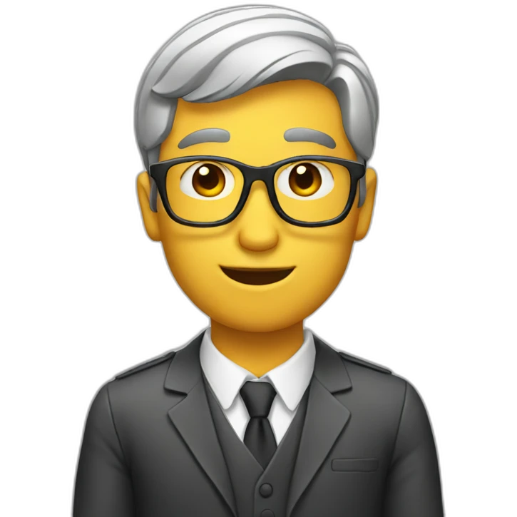 Smart guy emoji