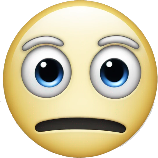 music notes embarassed face emoji