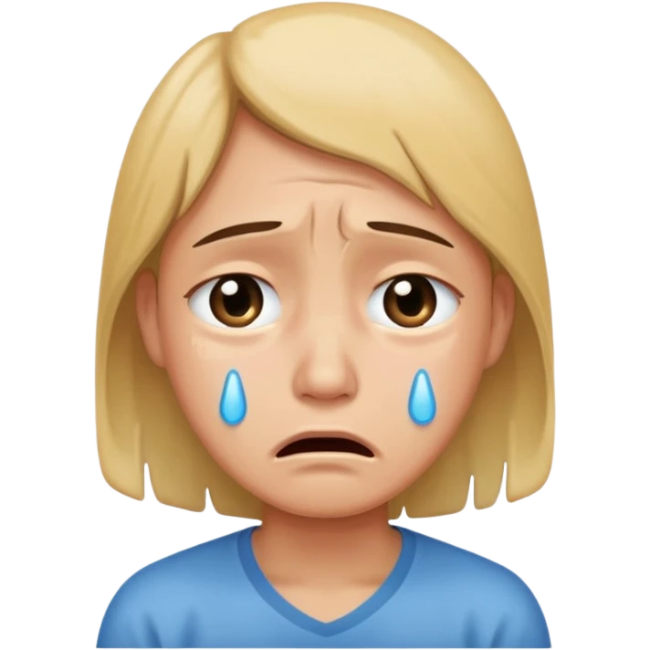 crying face expression emoji