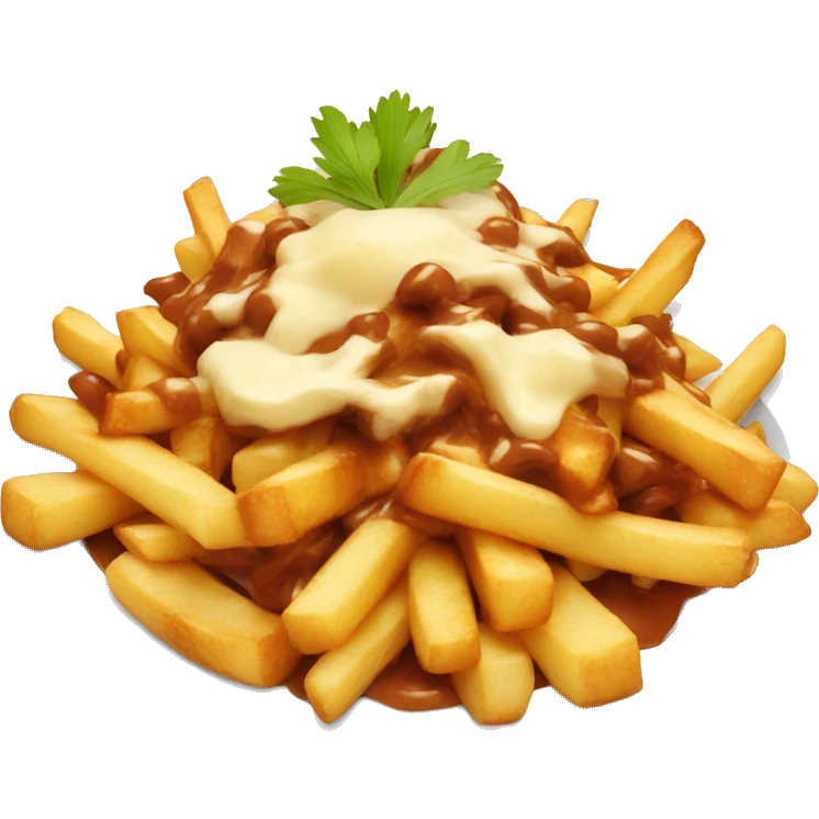 Poutine who eat a poutin emoji
