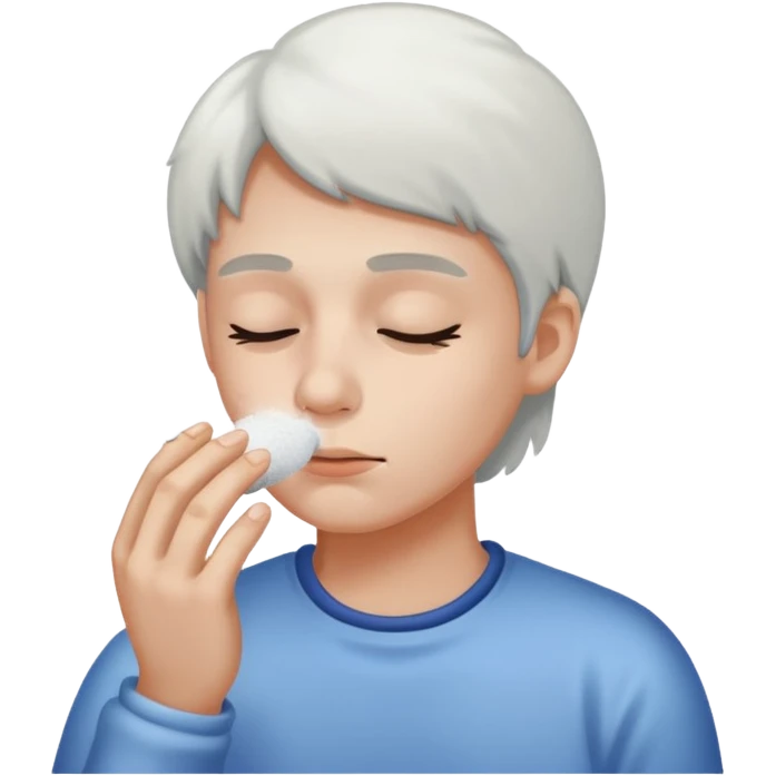Guy snorting cocaine emoji emoji