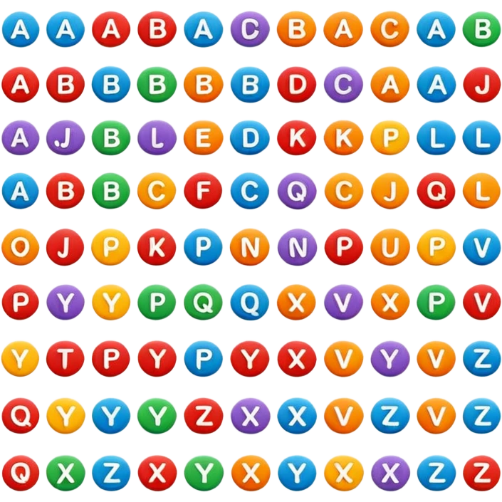 A to z alhpabet emoji