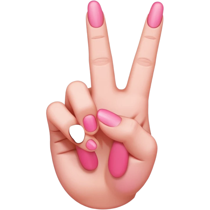  Pink Middle finger emoji