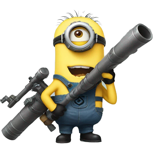 minion with bazooka emoji