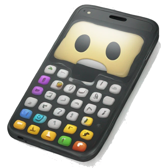 descomposed cellphone  emoji