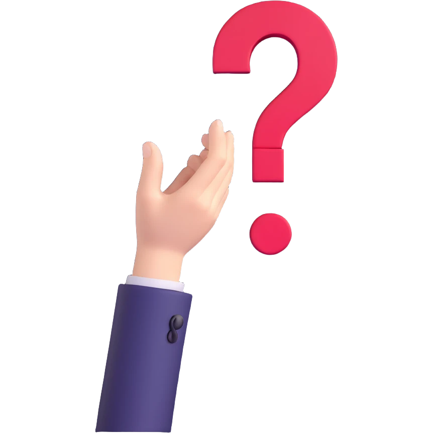 faceless face with a question mark emoji