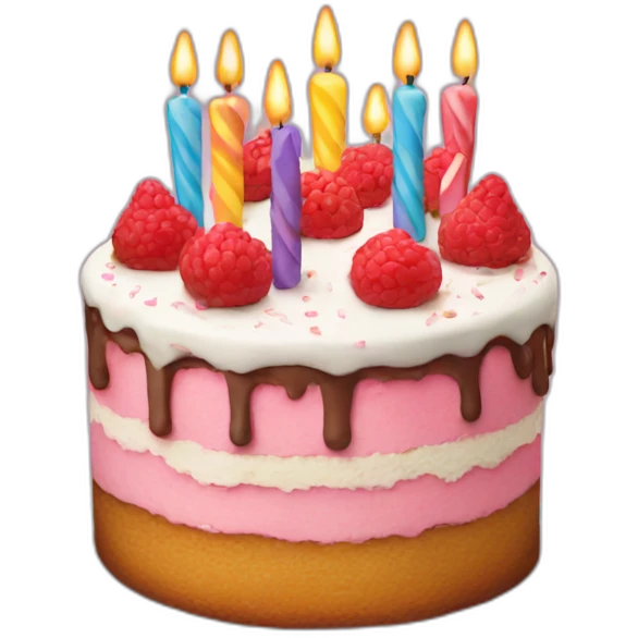 Birthday cake emoji
