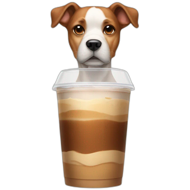 Gay Muscles / iced coffee / / dog  emoji