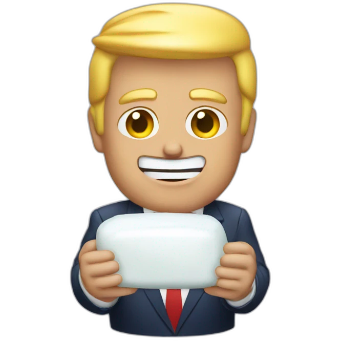 trump-holding-soap emoji