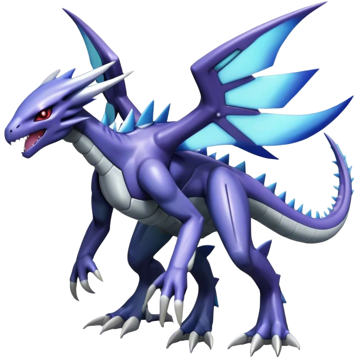  Cool Edgy Shiny Godly Ethereal Digimon-Genesect-Dialga-Reptile full body emoji