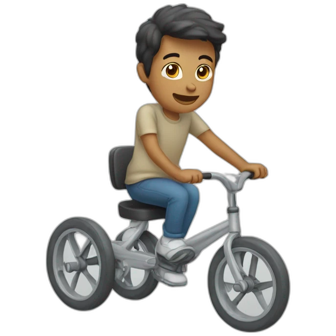 Humain doing a weeling emoji