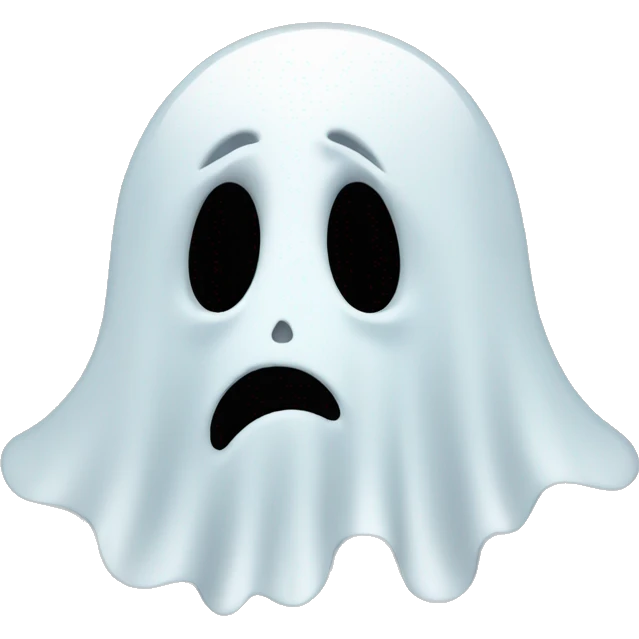 Ghost face emoji