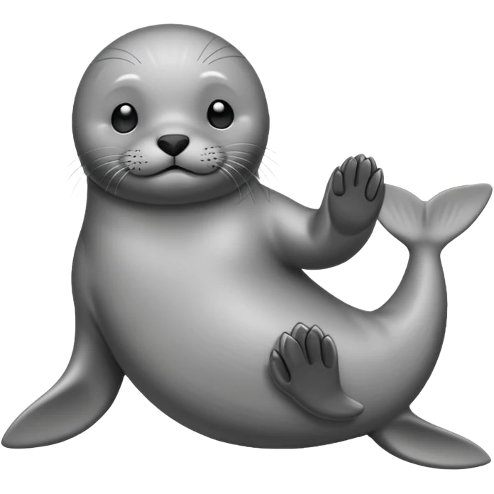 seal in flipper pose emoji