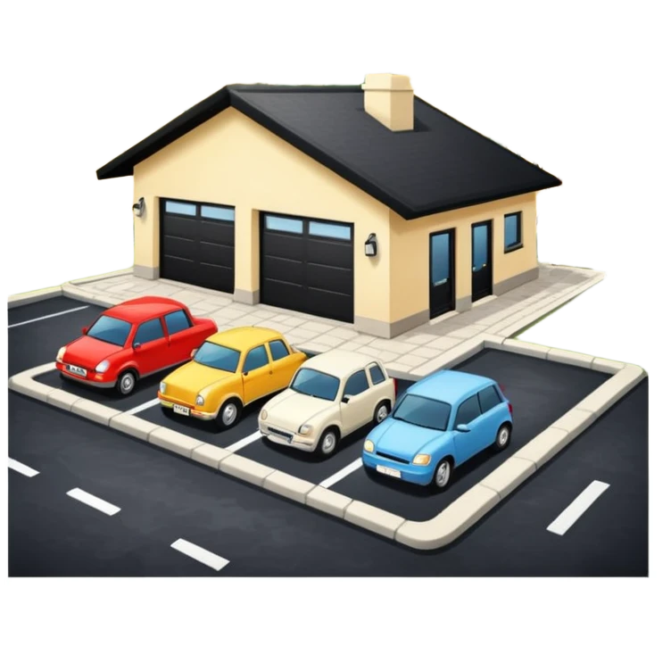 Parking area holiday home emoji
